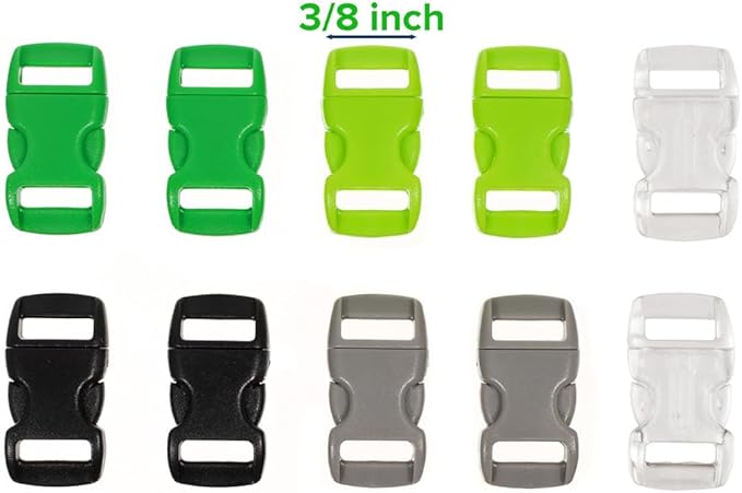 Paracord Planet 550lb Type III Paracord Combo Crafting Kits with Buckles