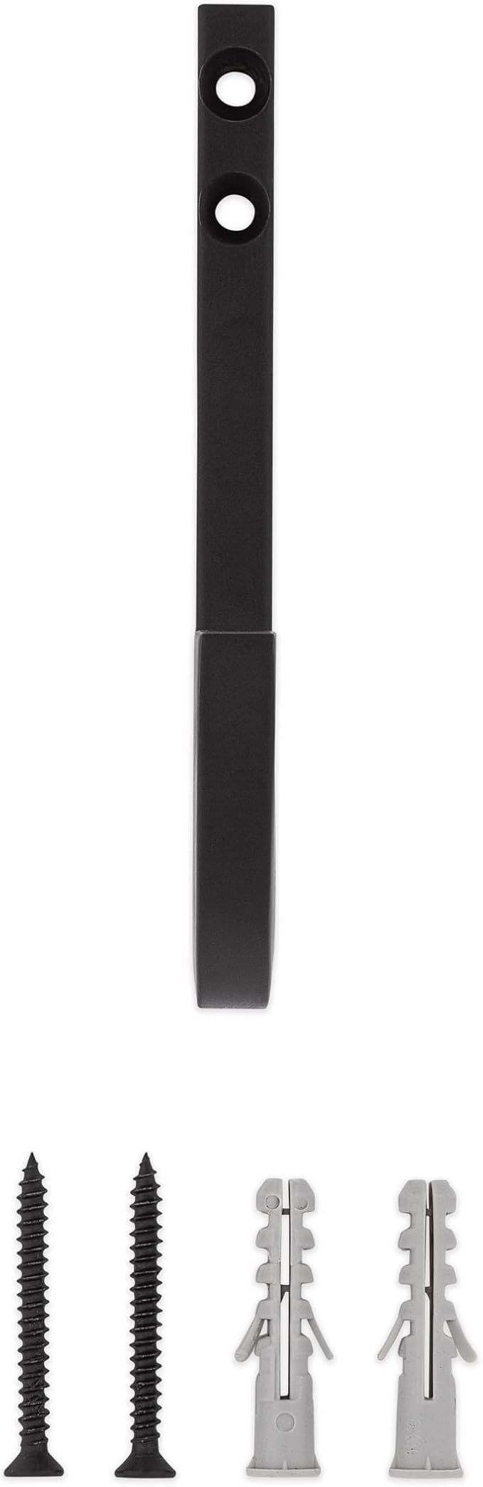 National Hardware N337-903 Reed Multipurpose Hook in Matte Black, 4"