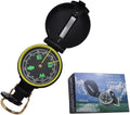 Compass, Hiking Backpacking Compass, Orienteering Camping Navigation Professional Field Map Reading Compass - Best Field Survival Gifts, black