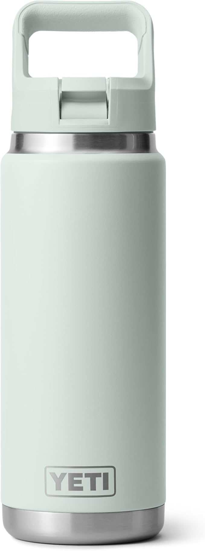YETI Rambler 26 oz Bottle, Vacuum Insulated, Stainless Steel with Color Matching Straw Cap
