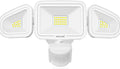 MEIKEE 42W LED Security Lights Motion Sensor Light Outdoor Flood Light, 3600LM 6500K IP66 Waterproof, 3 Adjustable Heads Motion Detector Lights for Outside Garage Yard Garden Porch Entryways