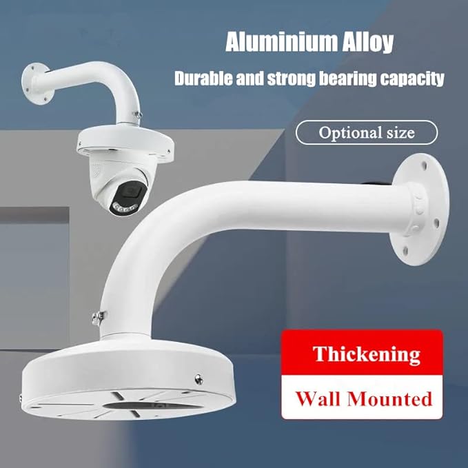 260MM L-Type Aluminum Alloy Outdoor Security Camera Mount Bracket, Dome Camera Mount Universal Camera Wall Mounting Bracket/IP Camera for CCTV Security Camera