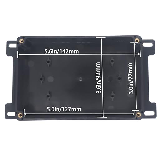 Watertight Junction Box, IP67 Waterproof Project Box Durable ABS Plastic Electronic Enclosure Case for DIY Electrical Project with Wall Fixed Ear 5.91" x 3.94" x 1.73"(150 x 100 x 44 mm) 2Pcs