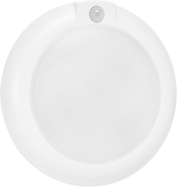 Maxxima 6 in. Round Motion Sensor LED Ceiling Mount Light Fixture - 700 Lumens, 5000K Daylight, Indoor Dome Light, Ideal for Closet, Hallway, or Kitchen Pantry Lighting