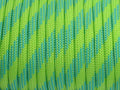 7 Strand Core 550lb Paracord Parachute Cord Lanyard Mil Spec Type III-100ft (Neon Green+Acid Blue(93#))