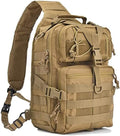 hopopower Tactical Sling Bag, Sport Bag Military Rover Shoulder Backpack EDC Assault Range Bag, Chest Pack Handbag Waterproof