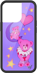 Wildflower Cases - Compatible with iPhone 13 Pro | Protective Black Bumper, 6.5ft Drop Test Certified, Women Owned Small Business | Trendy Animal Aesthetic Cute | Circus Bears