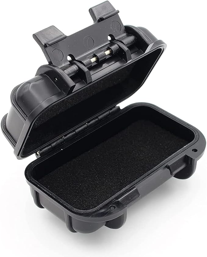 Family1st Weatherproof Magnetic Case for GPS Tracker Device for Vehicles, AirTag, Key Holder Under Vehicles, Weatherproof Heavy Duty Twin Magnets