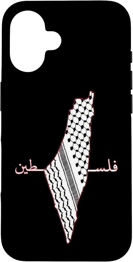 Keffiyeh Palestine Map Arabic Scarf Shemagh Palestinian Flag Case for iPhone 16