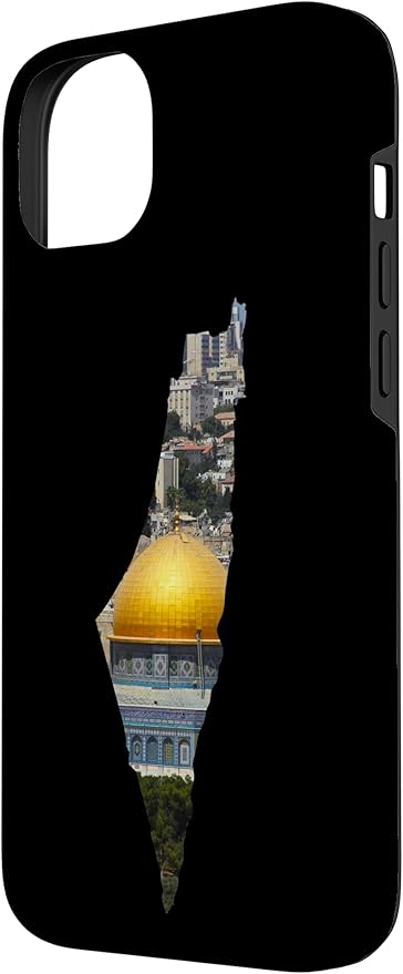 Palestinian Map Al Aqsa Jerusalem in Palestine Case for iPhone 14 Plus