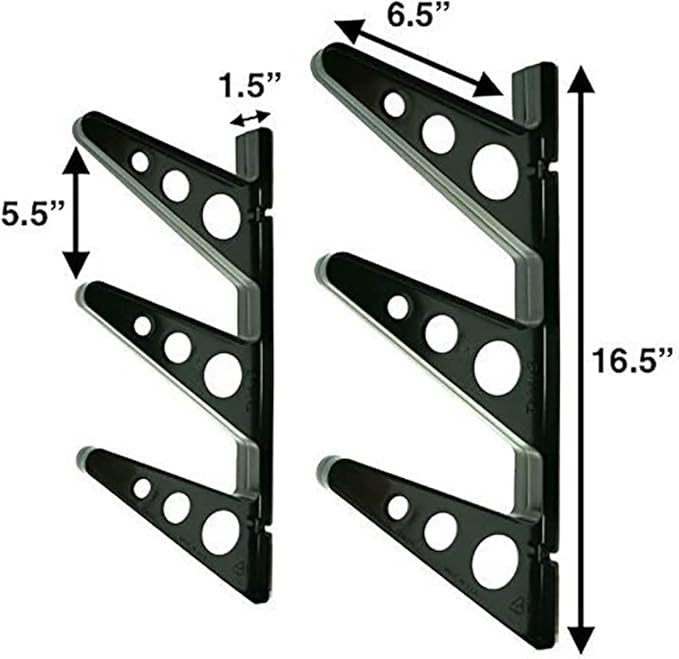 StoreYourBoard Ski Rack – Heavy-Duty Horizontal Ski Wall Mount & Snowboard Wall Mount for Garage Wall Shelving - Snowboards & Gear, Multi-Sport Skateboard Organizer - Skiing Accessories - Holds 3 Pair
