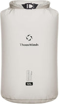 Thous Winds 12L Ultralight Dry Bag, Compact Roll Top Waterproof Pouch for Hiking, Swimming, and Kayaking