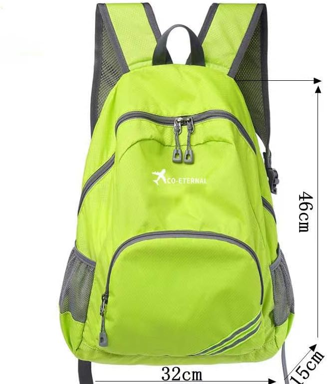 Geboldil Men's and women's waterproof backpack traveling backpack green