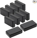 LeMotech Project Box 10 Pieces ABS Plastic Electrical Project Case Small Junction Box for Electronics Black 2.0 x1.1 x0.6 inch (50 x 28 x 15 mm)