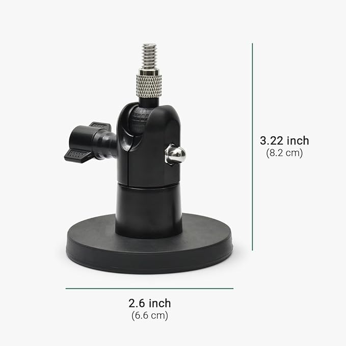 Holicfun Indoor Outdoor Camera Magnetic Mount, Compatible with Ring, Blink, Eufy, Google Nest, Wyze, Arlo, Simplisafe, Reolink, and Tapo Cameras - Black