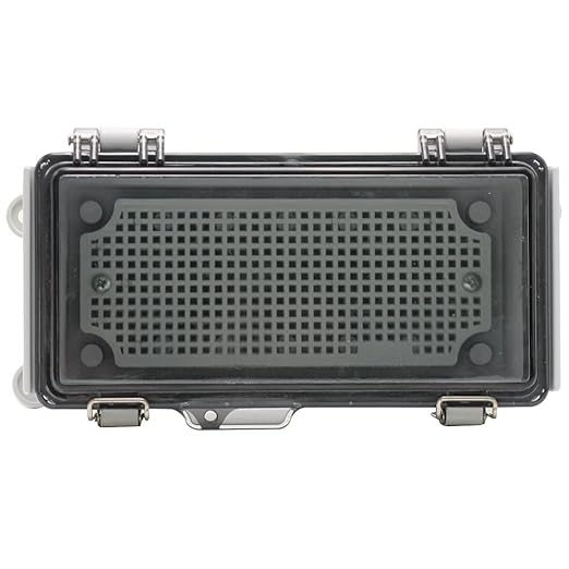MAKERELE Small Outdoor Junction Box Waterproof Electrical IP67 Plastic Enclosure for Electrical Project with Transparent Cover Outside Size 7.9×3.9×2.8 inch(200×100×70mm)