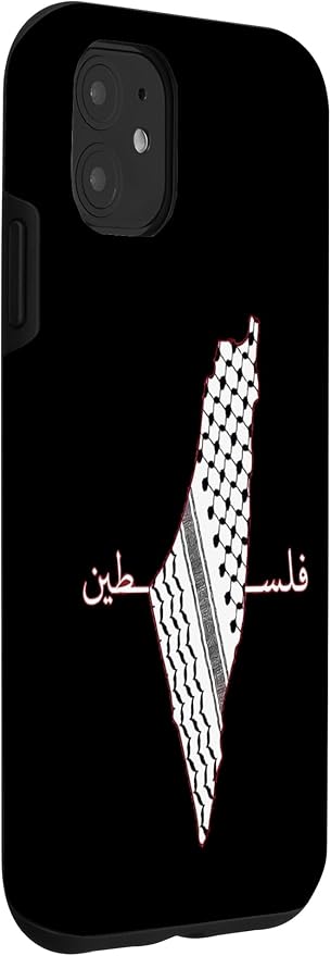 Keffiyeh Palestine Map Arabic Scarf Shemagh Palestinian Flag Case for iPhone 11