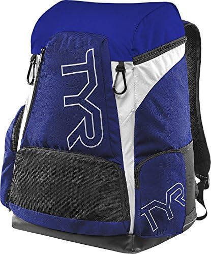 Alliance Backpack TYR Wet/Dry Athletic Gym and Pool Bag for Men and Women - Separate Wet/Dry Compartments, 45L Capacity, Ergonomic, Water-Resistant - Available in Team Colors