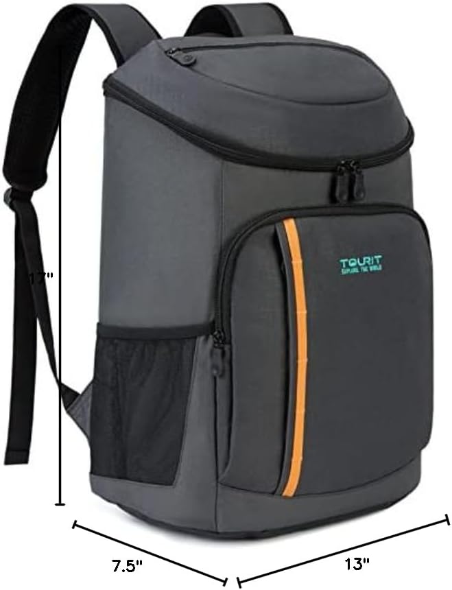 TOURIT Cooler Backpack Lightweight Insulated Backpack Cooler Leak-Proof for Men and Women, Sports Fan Coolers