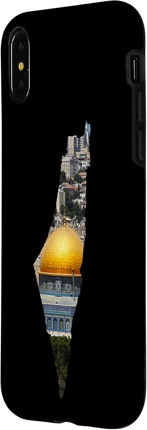 Palestinian Map Al Aqsa Jerusalem in Palestine Case for iPhone X/XS