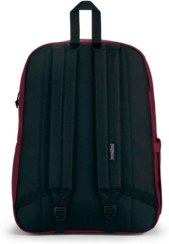 JanSport SuperBreak Plus Backpack with Padded 15-inch Laptop Sleeve and Integrated Bottle Pocket - Spacious and Durable Daypack for Work and Travel - Russet Red
