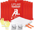 Fire Blankets Emergency for Home, 8 Pack Fire Suppression Blanket, 40” x 40” Fire Blanket for Kitchen, Fireproof Fiberglass Fire Safety Blanket for Office, School, Camping, Grill, Car, Warehouse