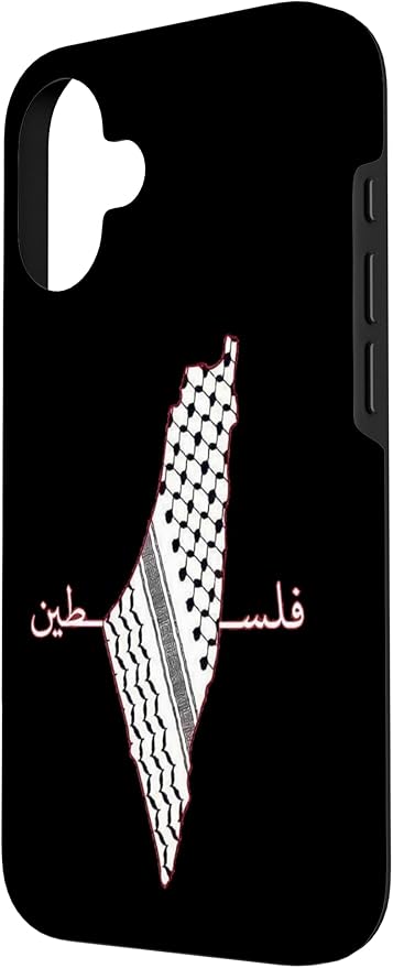 Keffiyeh Palestine Map Arabic Scarf Shemagh Palestinian Flag Case for iPhone 16