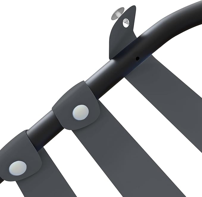 Vinyl Straps for Patio Chair Repair Kit 2'' Wide 10 Ft Long Replacement Straps + 10 Free Rivets for Outdoor Lawn Furniture Chaise Lounge Repair (Grey)