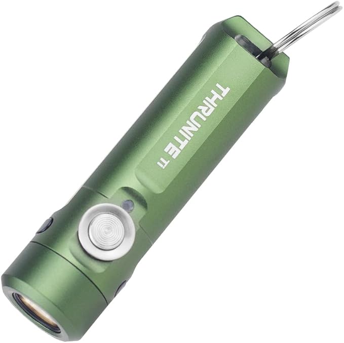 ThruNite Ti Mini Keychain Flashlight, USB-C Rechargeable EDC Pocket Light, Bright 650 Lumens Small Keychain Gadget for Camping, Everyday Carry, Indoor Outdoor Use