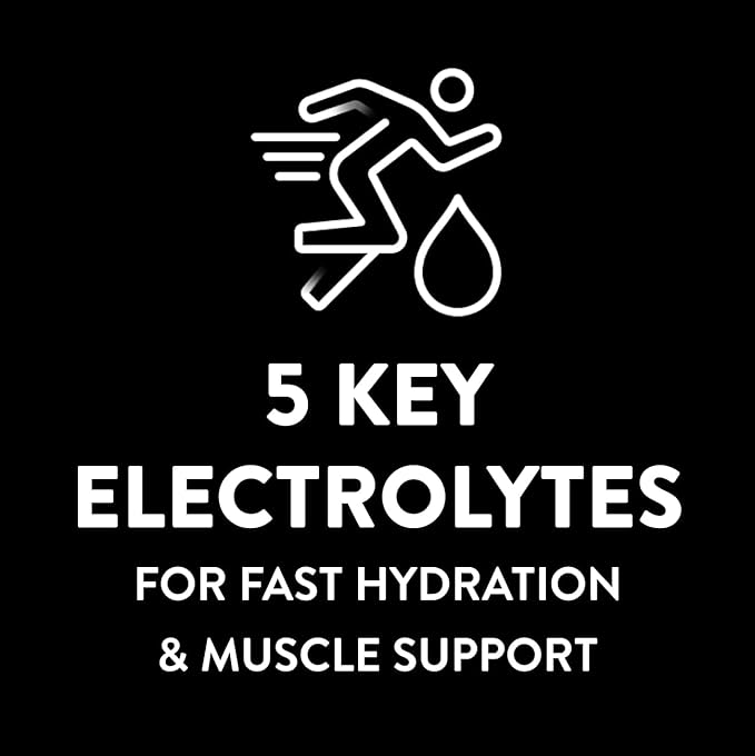 Pedialyte Sport Electrolyte Powder, Fast Hydration with 5 Key Electrolytes for Muscle Support Before, During, & After Exercise, Fruit Punch, 0.49 Oz Sachets 6 Count (Pack of 6)