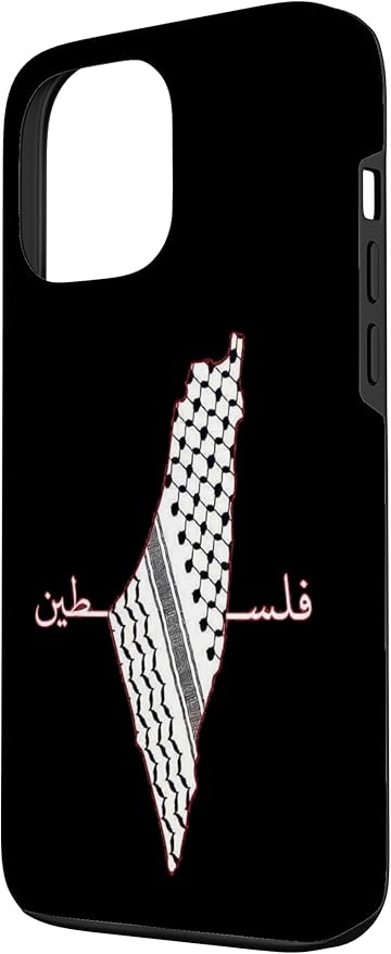 Keffiyeh Palestine Map Arabic Scarf Shemagh Palestinian Flag Case for iPhone 13 Pro Max