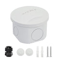 LeMotech Junction Box, Electrical Box IP65 Water Resistant Dustproof ABS Plastic Project Enclosure for Electronics White 7.9 x 3.9 x 2.8 inch