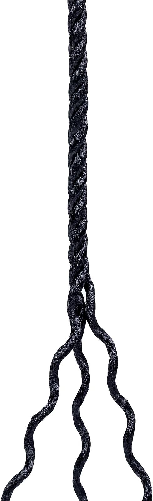 HONGDA Tarred Twine, 1080 Feet Nylon Twine #18 Bank Line-Black Nylon String 1.5mm, Black Strong Twisted Seine Rope Ideal for Gardening, Construction, Gear Tying, Jungle Survival