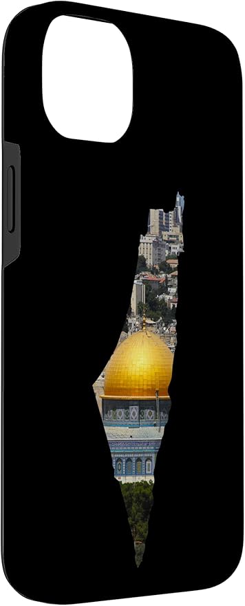 Palestinian Map Al Aqsa Jerusalem in Palestine Case for iPhone 14 Plus