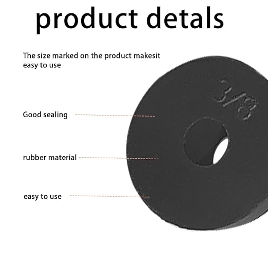 58 PCS Faucet Washers Assortment Kit, Flat & Beveled Rubber Faucet Washers, Brass Bibb Screws, Multi-Size Faucet Stem Washers, Outdoor Faucet Repair Kit