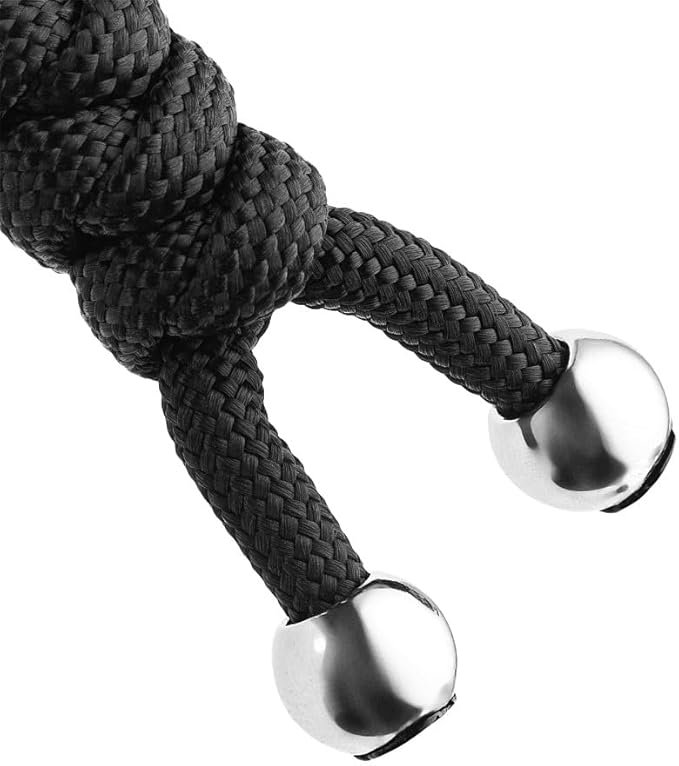 M-Tac Skull Knife Lanyard with Bead – Paracord Lanyard for Knives & EDC – Tactical Knife Fob Pull Cord – Durable Paracord