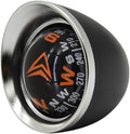 Mini Car Ball Compass, Marine Compass Interior Mount Dash Guide Hiking Accessories with Adhesive Tape, Automotive Dashboard Vehicle Direction Navigation Ball for Boat Car Truck Ship Outdoor