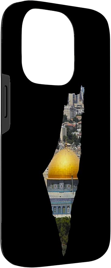 Palestinian Map Al Aqsa Jerusalem in Palestine Case for iPhone 14 Pro
