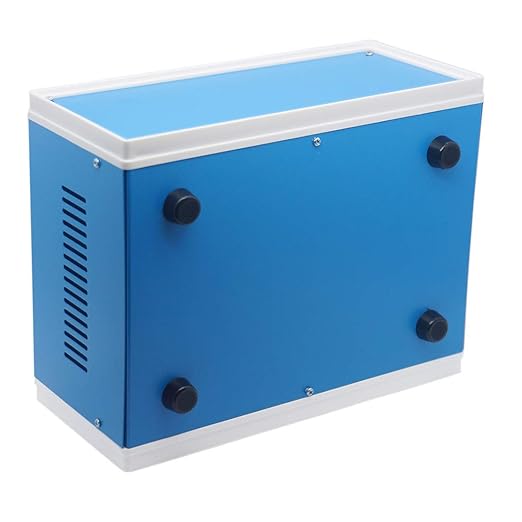 Zulkit Junction Box Blue Metal Project Box DIY Electric Enclosure Case Preventive Case Electrical Box 9.8 x 7.5 x 4.3 Inch