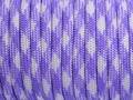 7 Strand Core 550lb Paracord Parachute Cord Lanyard Mil Spec Type III-100ft (Light Purple+White(95#))