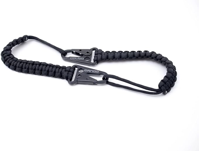 Dango EDC Tether - Cobra Weave 550 Paracord - 6 Inch Woven, 10 Feet Unraveled