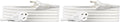 Amazon Basics Indoor Extension Cord, 3 Prong Outlet Extender Power Cord, 13 Amps, 125V, 10 Foot, White, 2-Pack