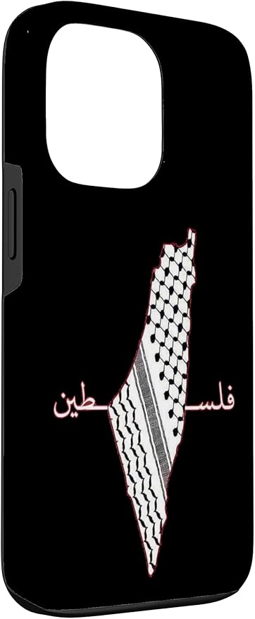 Keffiyeh Palestine Map Arabic Scarf Shemagh Palestinian Flag Case for iPhone 13 Pro