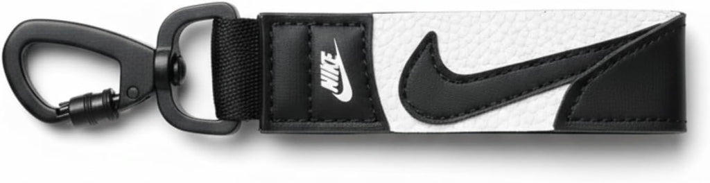 Nike Swoosh Key Holder - Durable Carabiner-Style Clip, Keychain with Iconic Branding