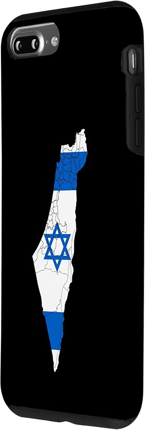 Israel National Flag Distressed Map Case for iPhone 7 Plus/8 Plus