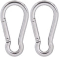 PROND Carabiner Clip, Heavy Duty Carabiner Clips, 316 Stainless Steel Carabiner Hooks, Multi-Purpose Spring Snap Hook