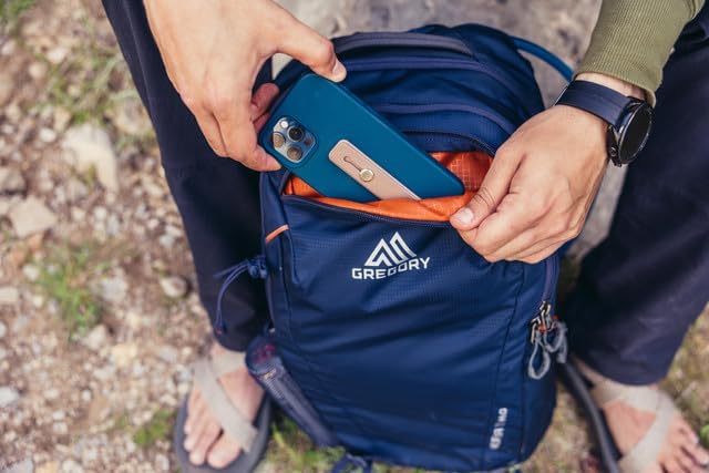 Gregory Inertia 18L H2O Unisex Day Hiking Backpack with included Water Reservoir/Bladder, One Size Fits All, Indigo Blue