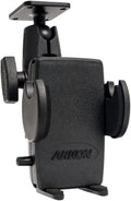 ARKON Mounts Drill-Base Mega Grip Phone Mount | Universal Phone Fit | 360° Adjustable Angle | Flat Surface AMPS Mounting | Compatible with iPhone, Galaxy, Note, Pixel, and More | SM4RM2XMAMPS