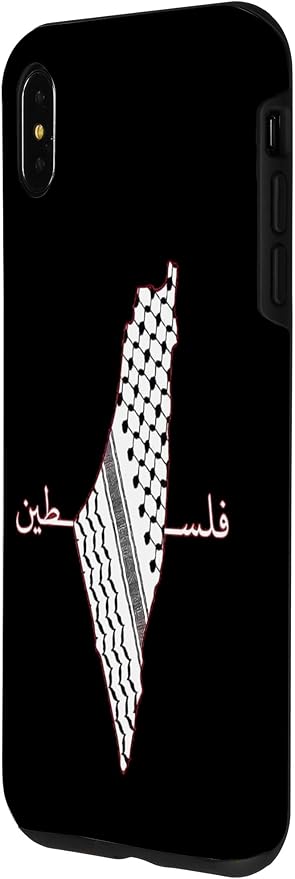 Keffiyeh Palestine Map Arabic Scarf Shemagh Palestinian Flag Case for iPhone XS Max