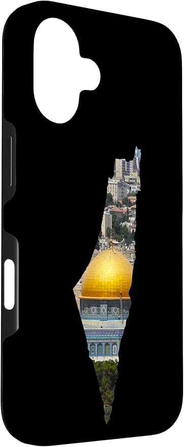 Palestinian Map Al Aqsa Jerusalem in Palestine Case for iPhone 16